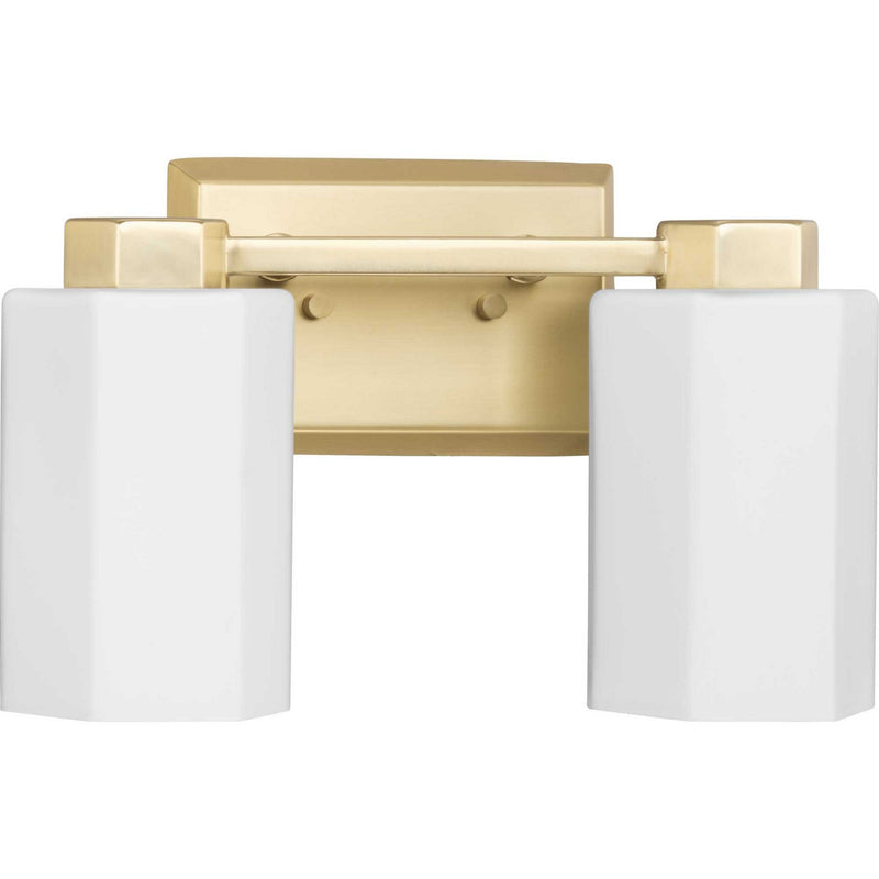 Progress Lighting P300477-191 Two Light Bath & Vanity, Brushed Gold