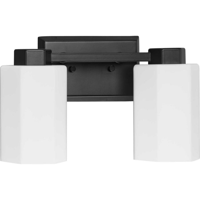 Progress Lighting P300477-31M Two Light Bath & Vanity, Matte Black