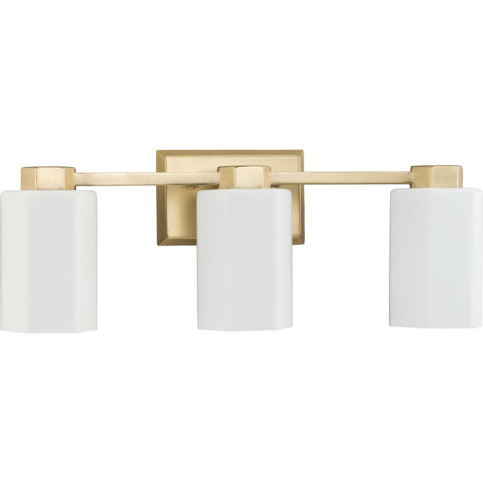 Progress Lighting P300478-191 Three Light Bath & Vanity, Brushed Gold