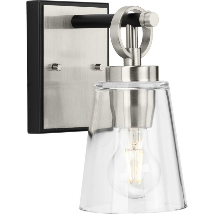 Progress Lighting P300480-009 One Light Bath & Vanity Light, Brushed Nickel