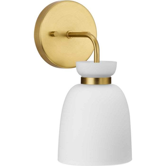 Progress Lighting P300484-191 One Light Bath & Vanity Light, Brushed Gold