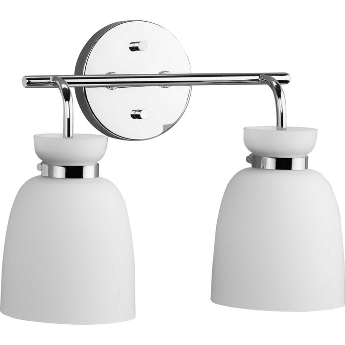 Progress Lighting P300485-015 Two Light Bath & Vanity, Polished Chrome