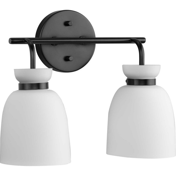 Progress Lighting P300485-31M Two Light Bath & Vanity, Matte Black