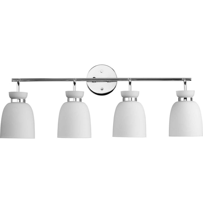 Progress Lighting P300487-015 Four Light Bath & Vanity, Polished Chrome