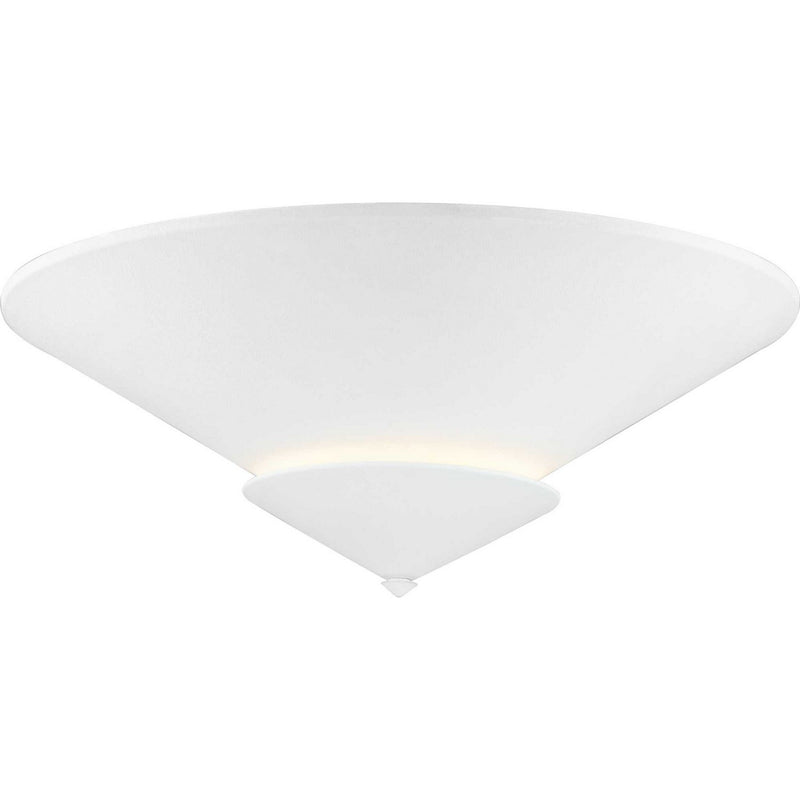 Progress Lighting P350270-197 Four Light Flush Mount, White Plaster