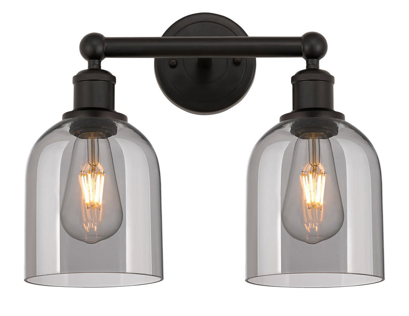 Innovations 616-2W-OB-G558-6SM Two Light Bath Vanity, Oil Rubbed Bronze