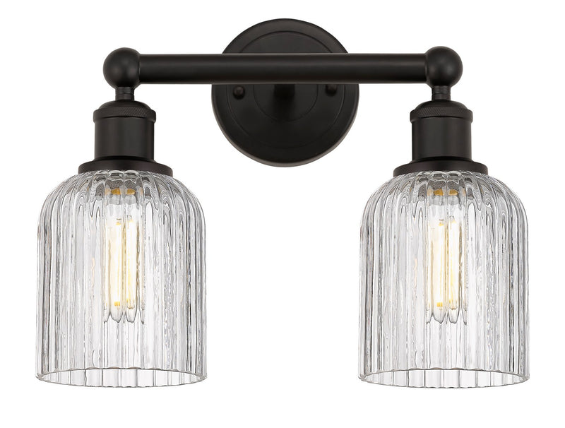 Innovations 616-2W-OB-G559-5CL Two Light Bath Vanity, Oil Rubbed Bronze