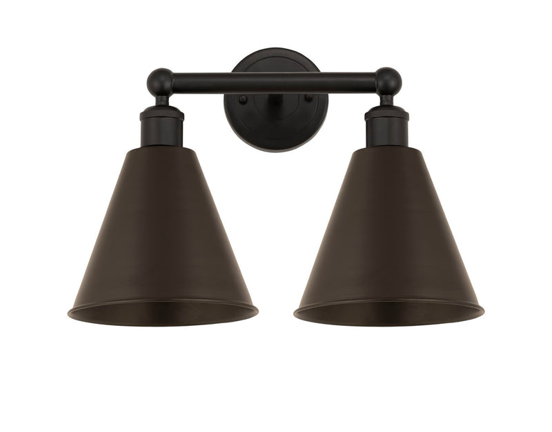 Innovations 616-2W-OB-MBC-8-OB Two Light Bath Vanity, Oil Rubbed Bronze