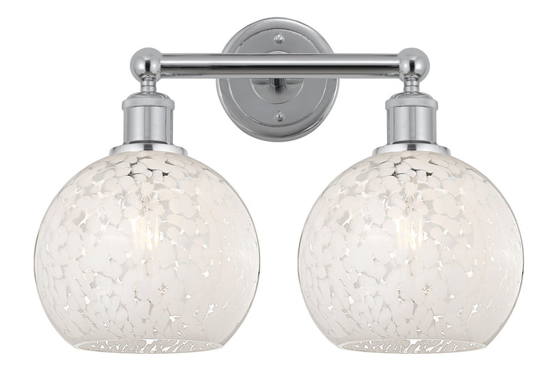 Innovations 616-2W-PC-G1216-8WM LED Bath Vanity, Polished Chrome