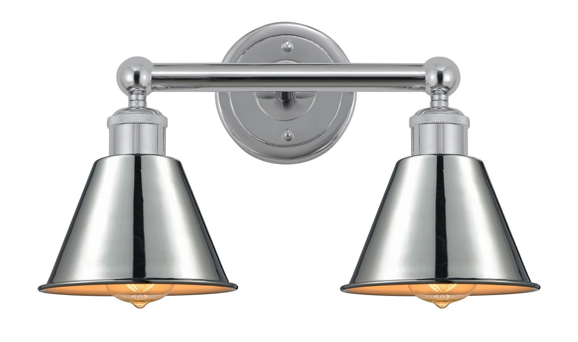 Innovations 616-2W-PC-M8-PC Two Light Bath Vanity, Polished Chrome