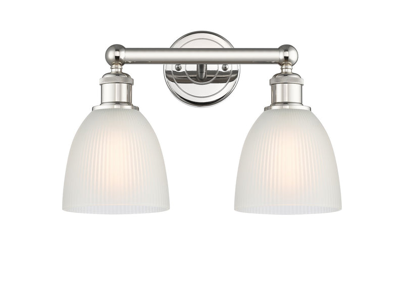 Innovations 616-2W-PN-G381 Two Light Bath Vanity, Polished Nickel