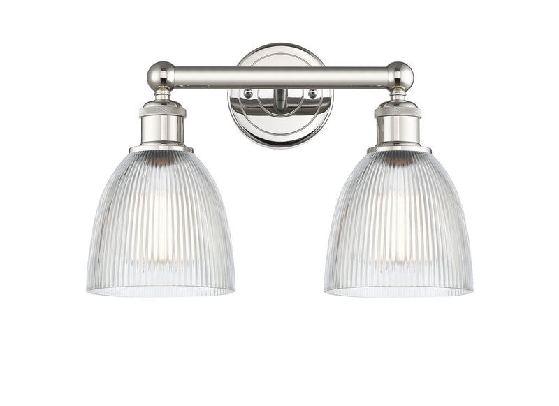 Innovations 616-2W-PN-G382 Two Light Bath Vanity, Polished Nickel