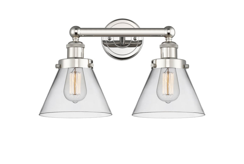 Innovations 616-2W-PN-G42 Two Light Bath Vanity, Polished Nickel