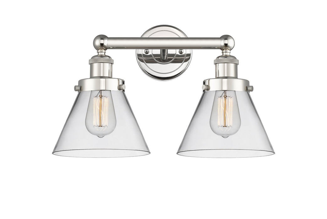 Innovations 616-2W-PN-G42 Two Light Bath Vanity, Polished Nickel