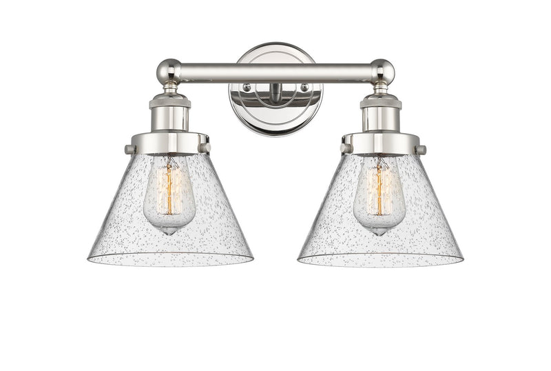 Innovations 616-2W-PN-G44 Two Light Bath Vanity, Polished Nickel