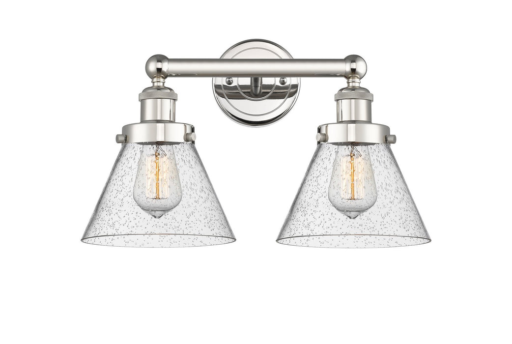 Innovations 616-2W-PN-G44 Two Light Bath Vanity, Polished Nickel