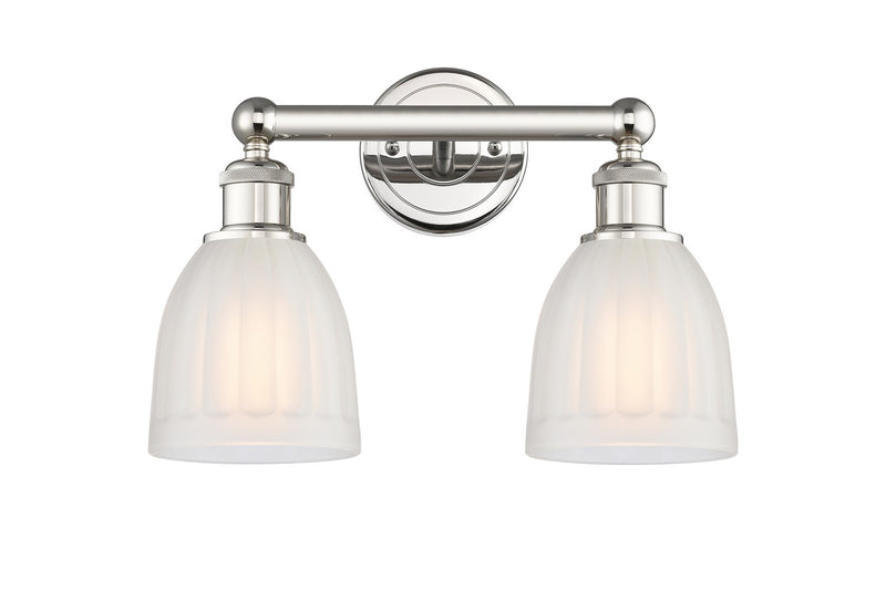 Innovations 616-2W-PN-G441 Two Light Bath Vanity, Polished Nickel