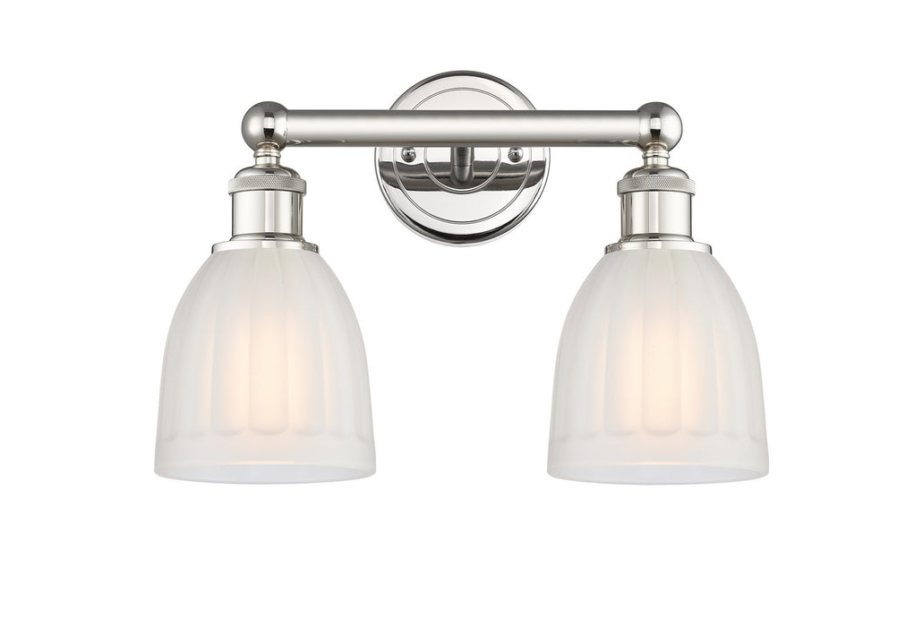 Innovations 616-2W-PN-G441 Two Light Bath Vanity, Polished Nickel