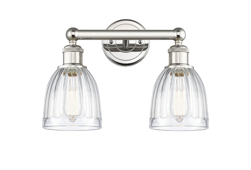 Innovations 616-2W-PN-G442 Two Light Bath Vanity, Polished Nickel