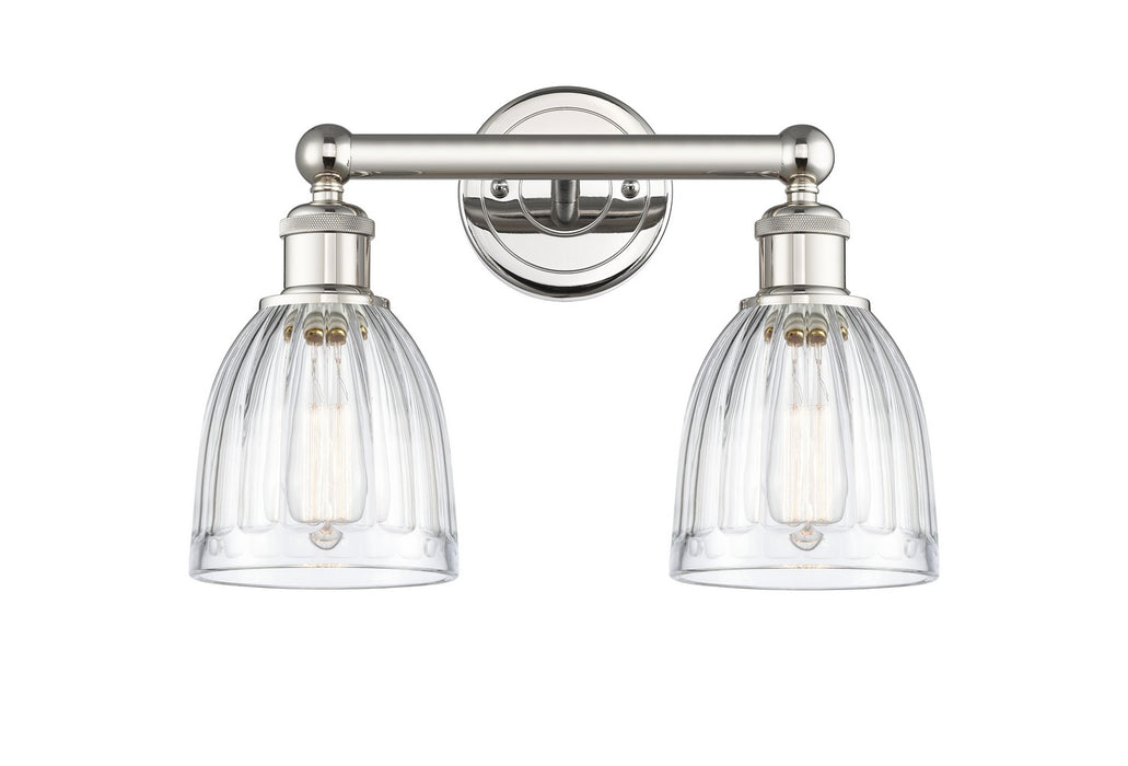 Innovations 616-2W-PN-G442 Two Light Bath Vanity, Polished Nickel