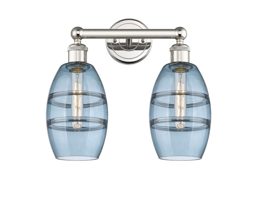 Innovations 616-2W-PN-G557-6BL Two Light Bath Vanity, Polished Nickel