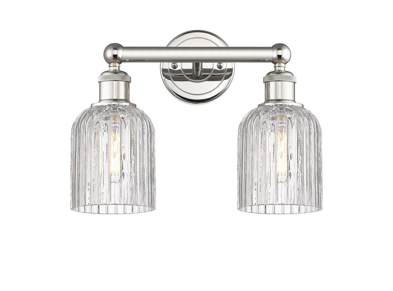Innovations 616-2W-PN-G559-5CL Two Light Bath Vanity, Polished Nickel