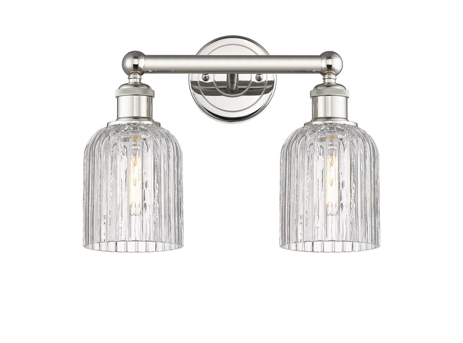 Innovations 616-2W-PN-G559-5CL Two Light Bath Vanity, Polished Nickel