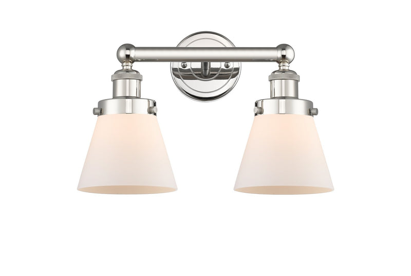 Innovations 616-2W-PN-G61 Two Light Bath Vanity, Polished Nickel