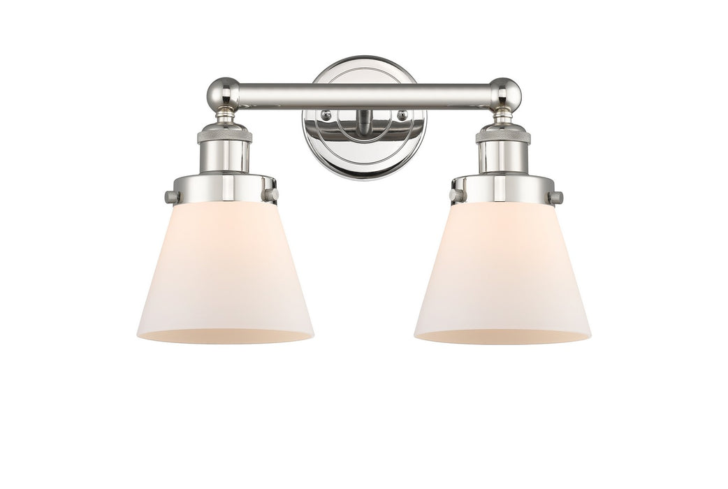 Innovations 616-2W-PN-G61 Two Light Bath Vanity, Polished Nickel