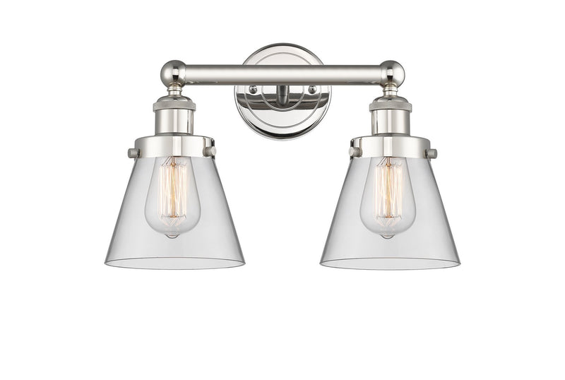 Innovations 616-2W-PN-G62 Two Light Bath Vanity, Polished Nickel