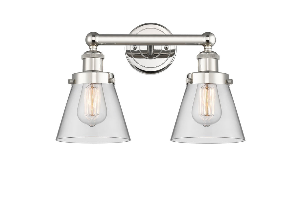 Innovations 616-2W-PN-G62 Two Light Bath Vanity, Polished Nickel