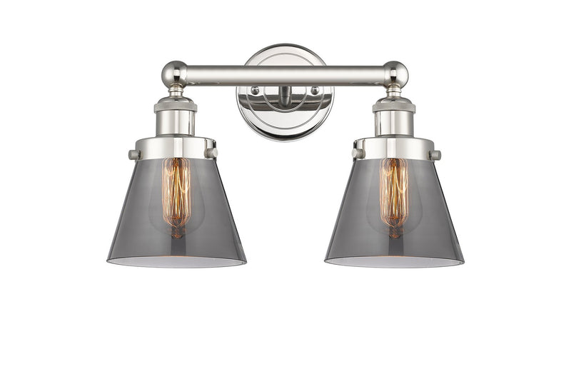 Innovations 616-2W-PN-G63 Two Light Bath Vanity, Polished Nickel