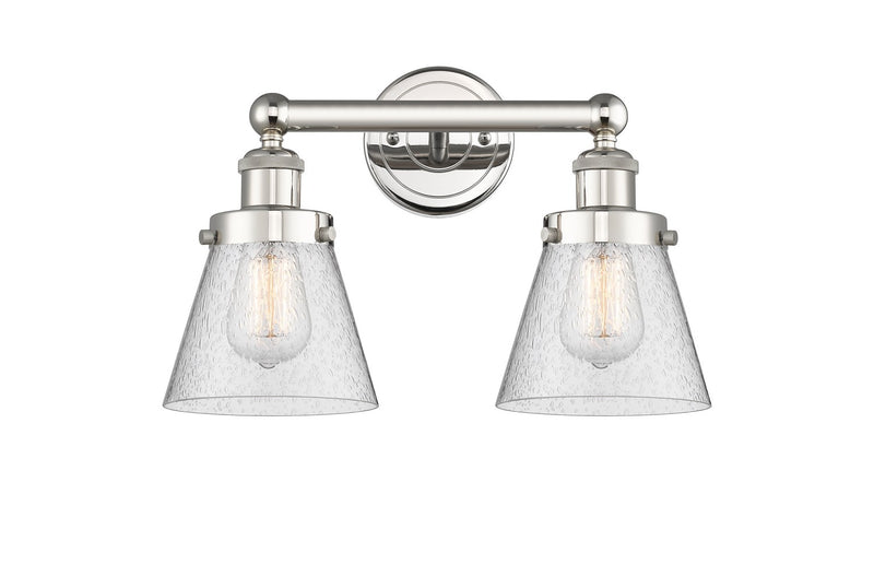 Innovations 616-2W-PN-G64 Two Light Bath Vanity, Polished Nickel