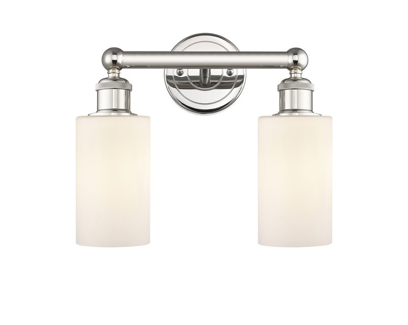 Innovations 616-2W-PN-G801 Two Light Bath Vanity, Polished Nickel