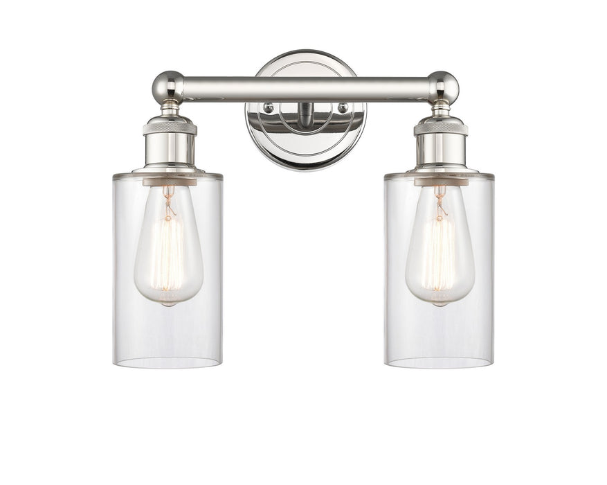 Innovations 616-2W-PN-G802 Two Light Bath Vanity, Polished Nickel