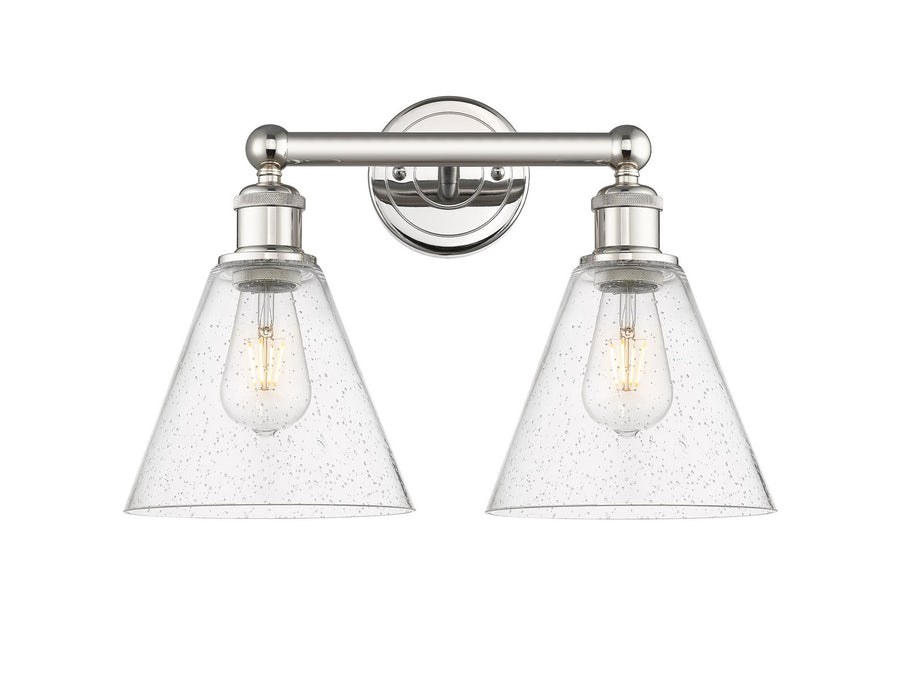 Innovations 616-2W-PN-GBC-84 Two Light Bath Vanity, Polished Nickel