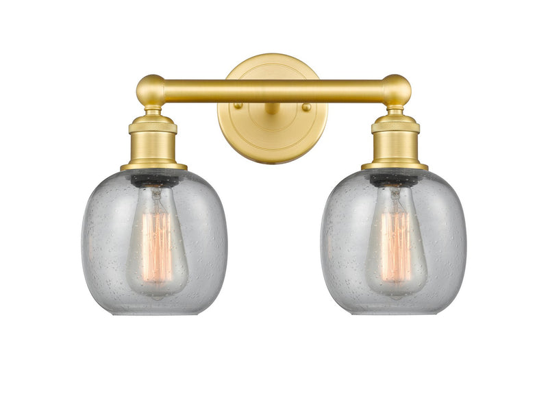 Innovations 616-2W-SG-G104 Two Light Bath Vanity, Satin Gold