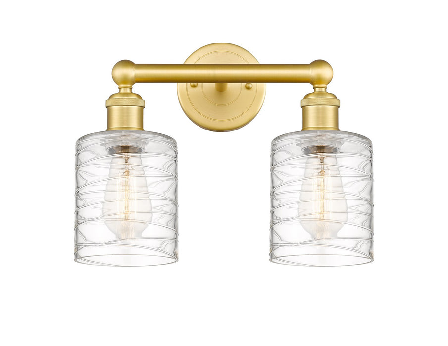 Innovations 616-2W-SG-G1113 Two Light Bath Vanity, Satin Gold