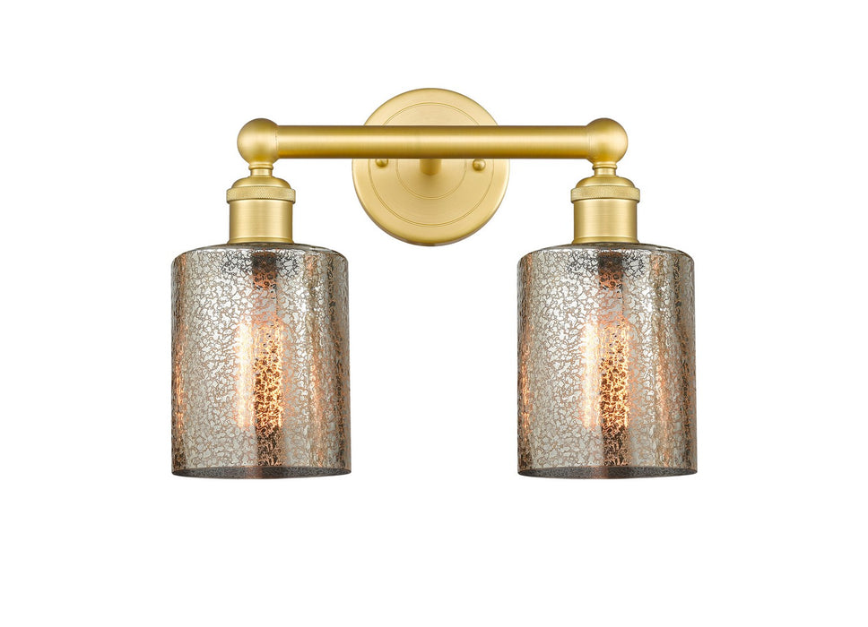 Innovations 616-2W-SG-G116 Two Light Bath Vanity, Satin Gold