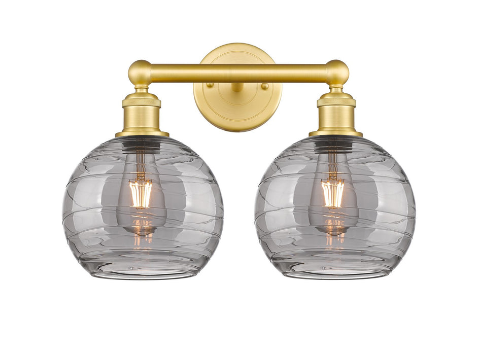 Innovations 616-2W-SG-G1213-8SM Two Light Bath Vanity, Satin Gold