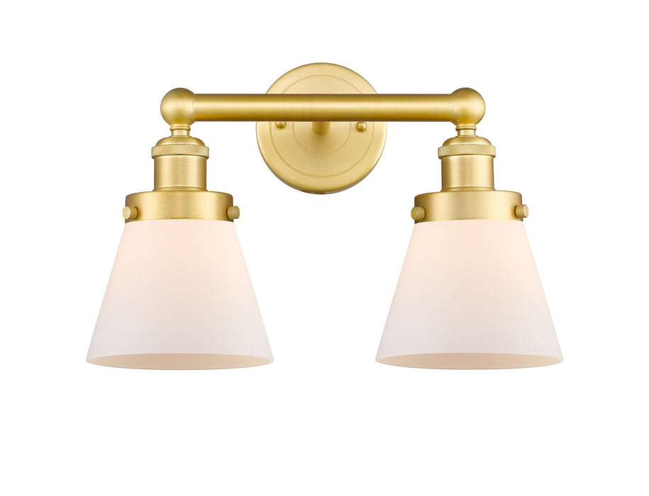 Innovations 616-2W-SG-G61 Two Light Bath Vanity, Satin Gold