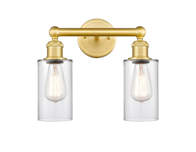Innovations 616-2W-SG-G802 Two Light Bath Vanity, Satin Gold