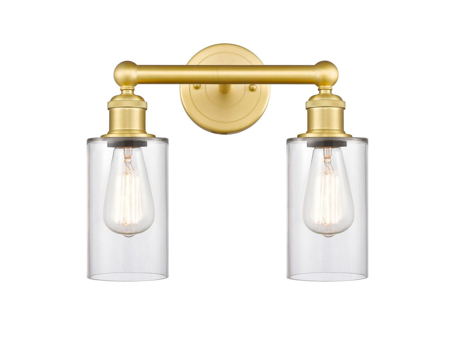 Innovations 616-2W-SG-G802 Two Light Bath Vanity, Satin Gold
