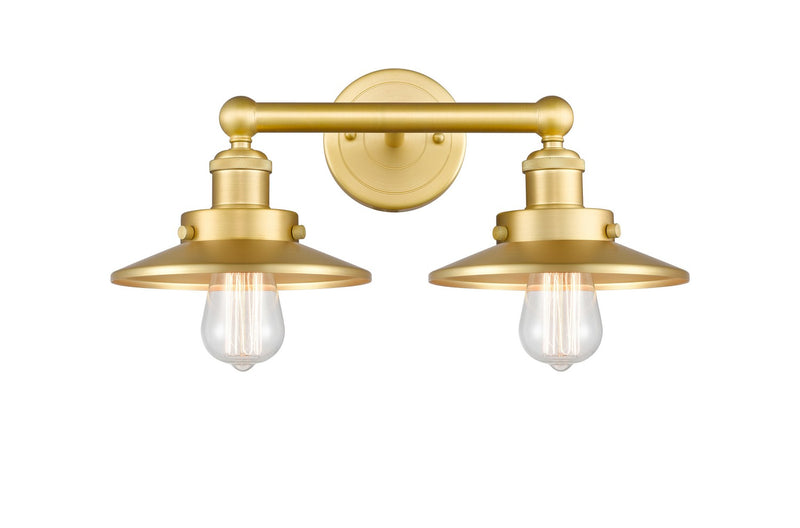 Innovations 616-2W-SG-M4-SG Two Light Bath Vanity, Satin Gold