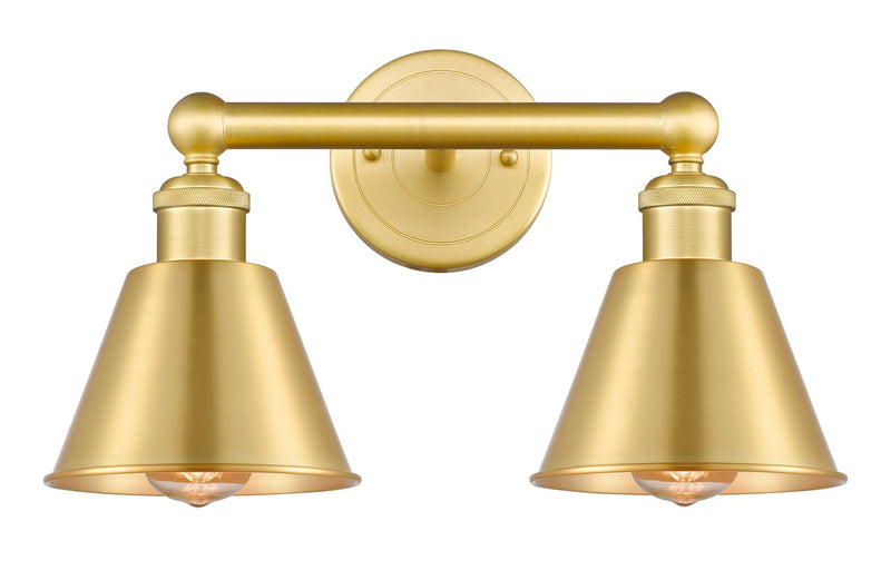 Innovations 616-2W-SG-M8-SG Two Light Bath Vanity, Satin Gold