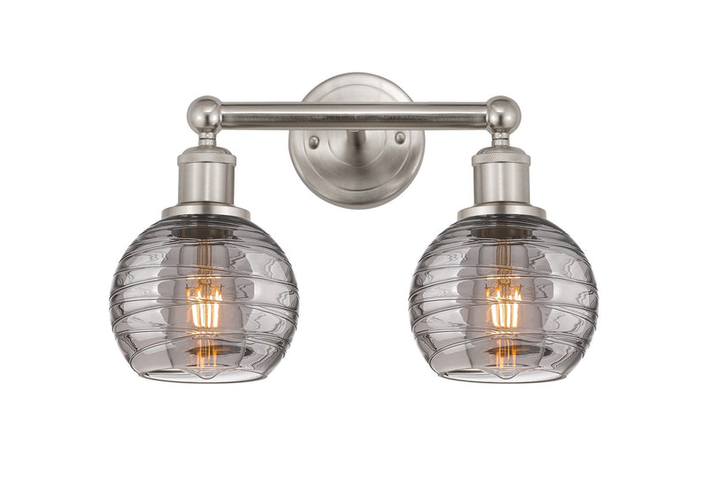 Innovations 616-2W-SN-G1213-6SM Two Light Bath Vanity, Brushed Satin Nickel