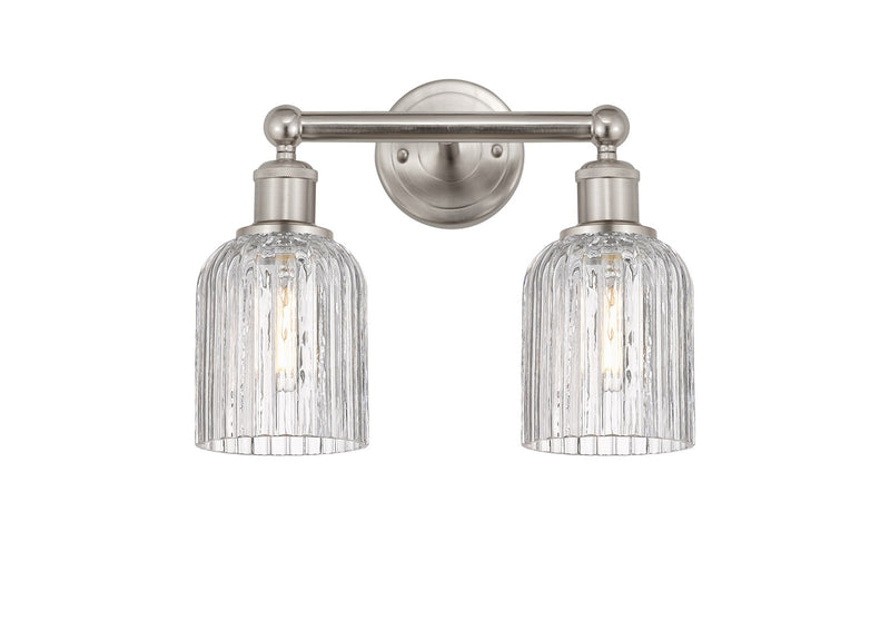Innovations 616-2W-SN-G559-5CL Two Light Bath Vanity, Brushed Satin Nickel
