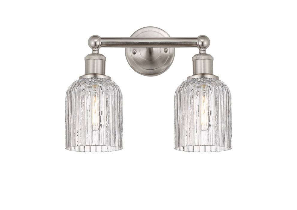 Innovations 616-2W-SN-G559-5CL Two Light Bath Vanity, Brushed Satin Nickel