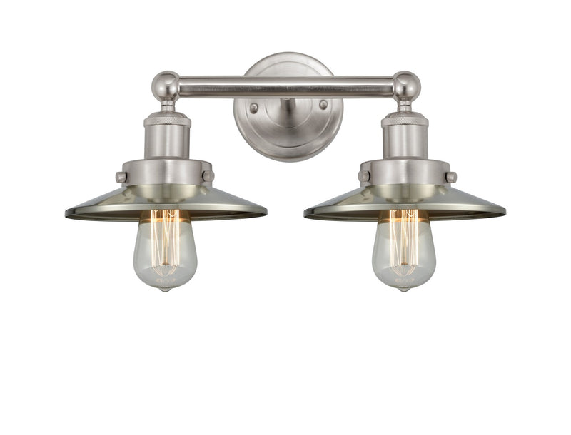 Innovations 616-2W-SN-M2-SN Two Light Bath Vanity, Brushed Satin Nickel