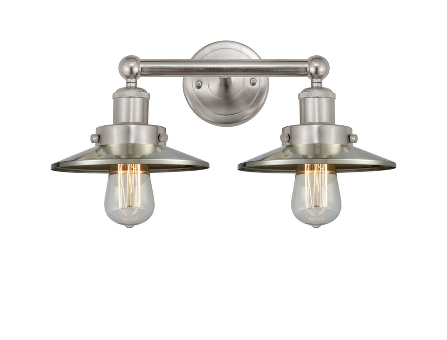 Innovations 616-2W-SN-M2-SN Two Light Bath Vanity, Brushed Satin Nickel